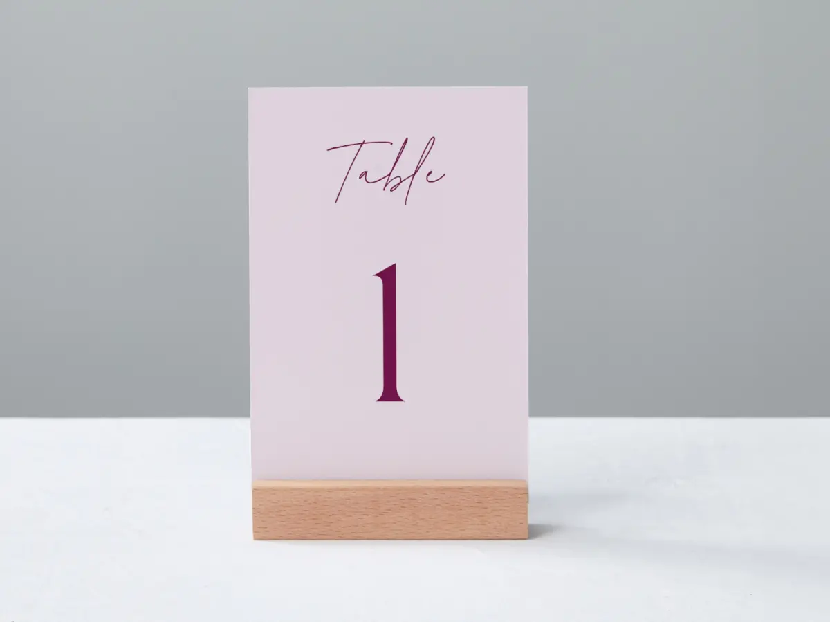 Table Number Into