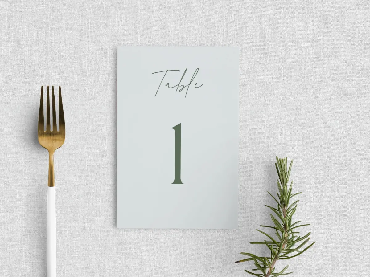 Table Number