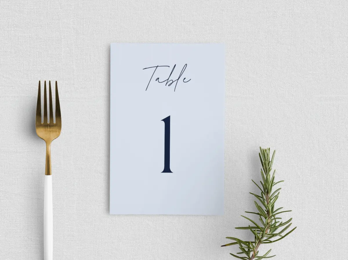 Table Number