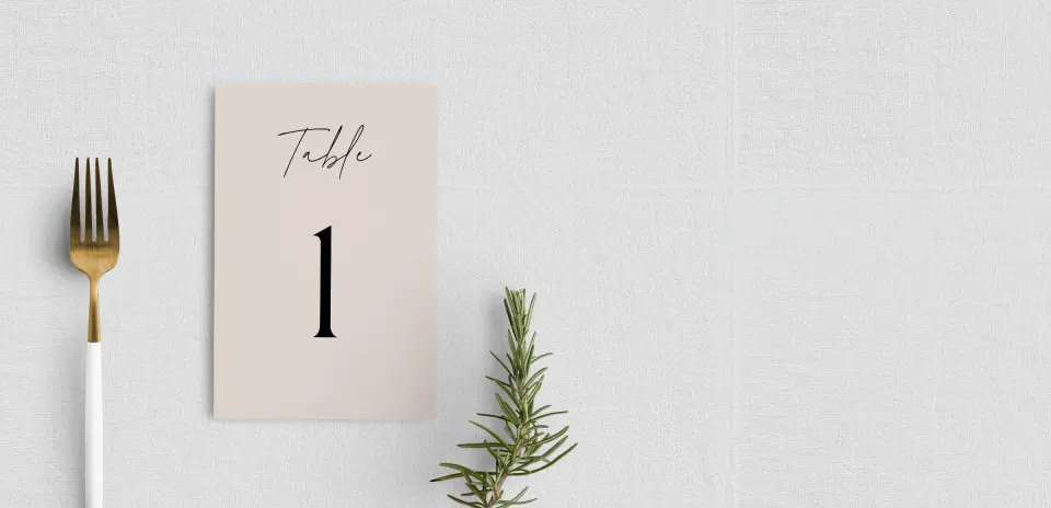 Table Number