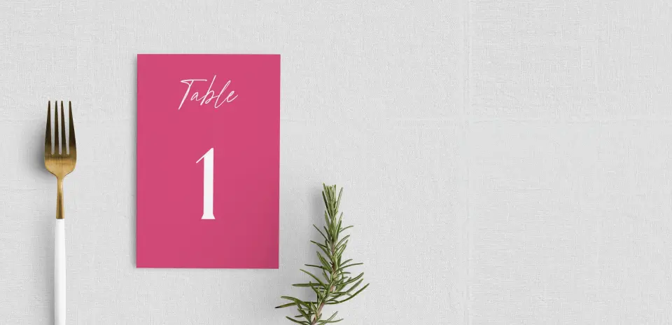 Table Number