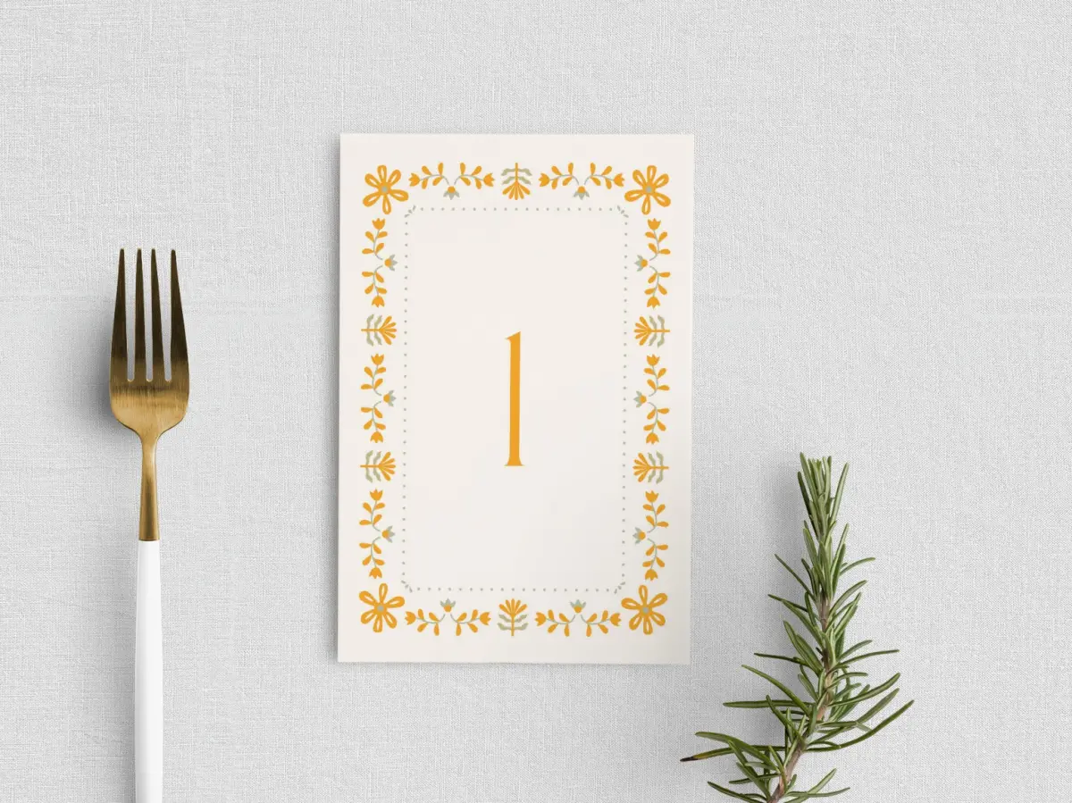 Table Number