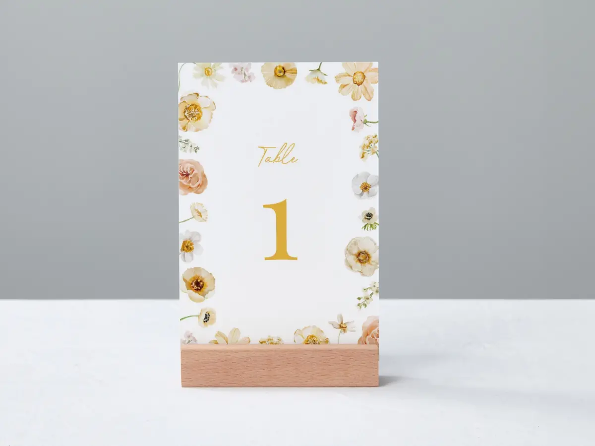 Table Number Into