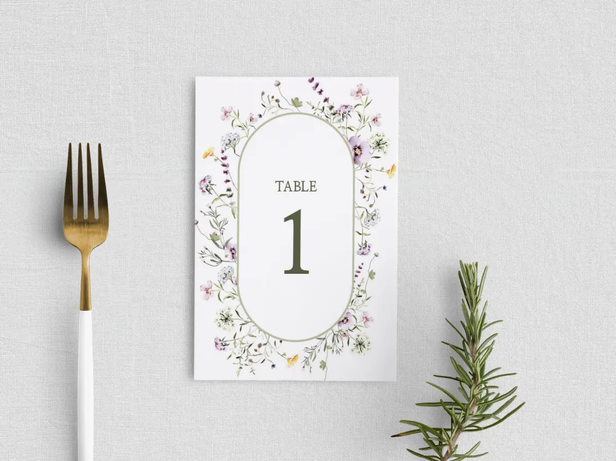 Table Number