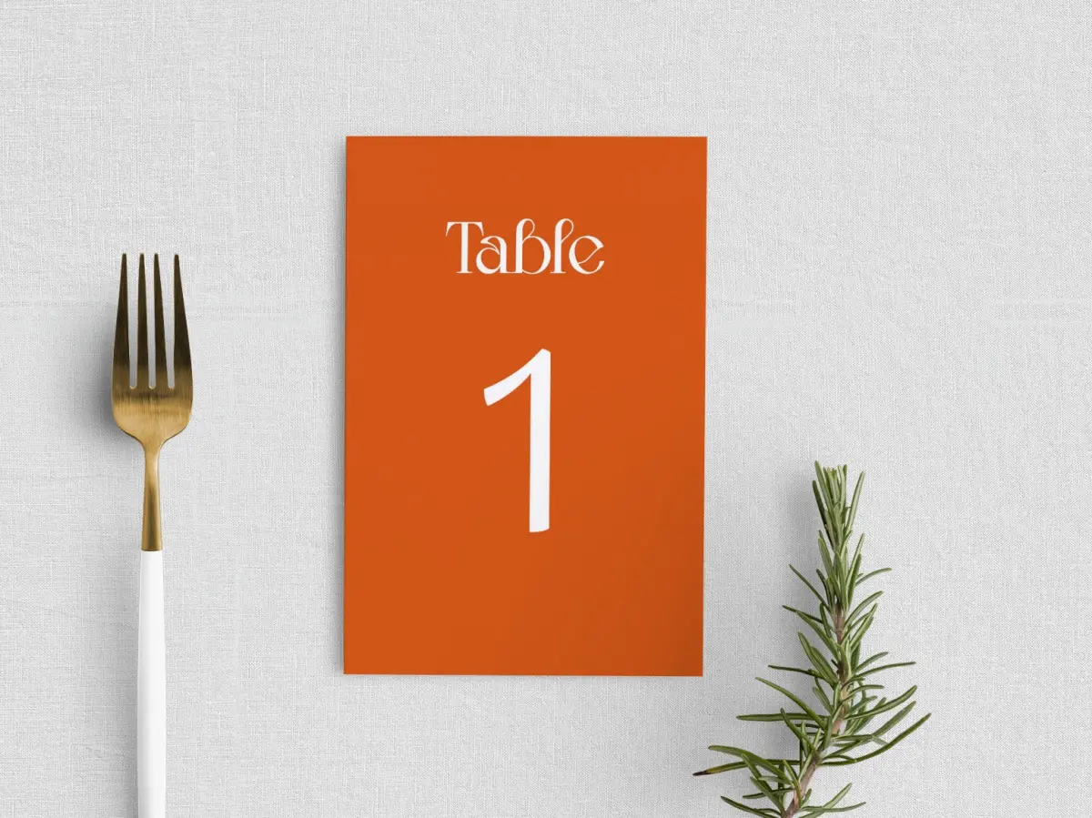 Table Number