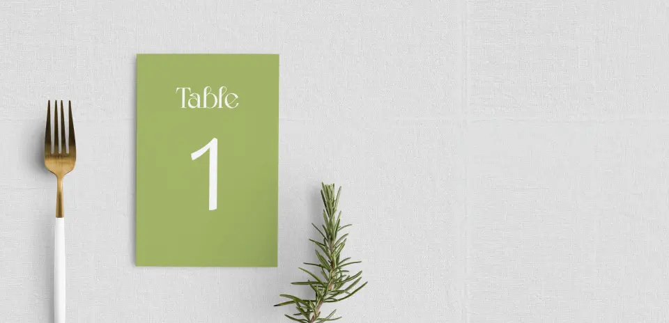 Table Number