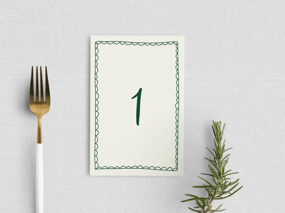 Table Number