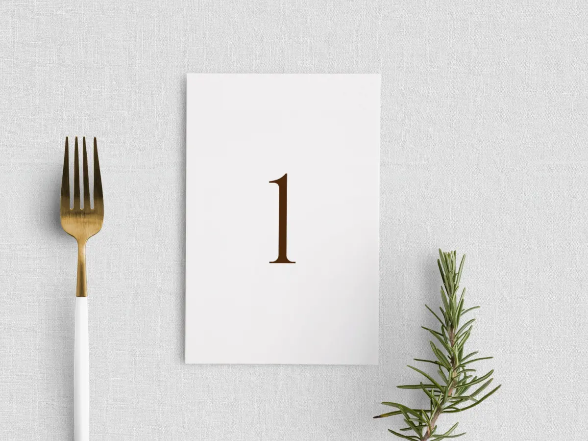 Table Number