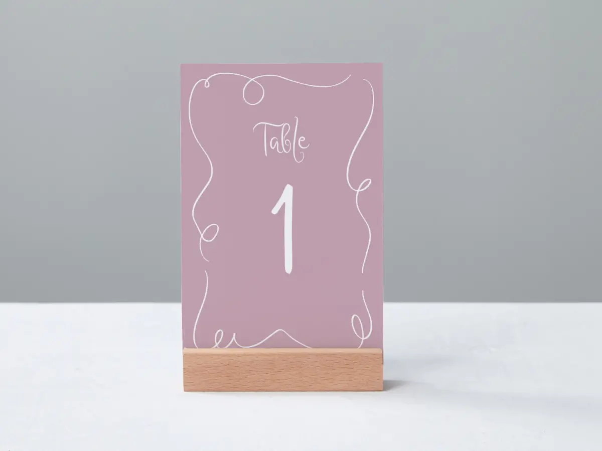 Table Number Into