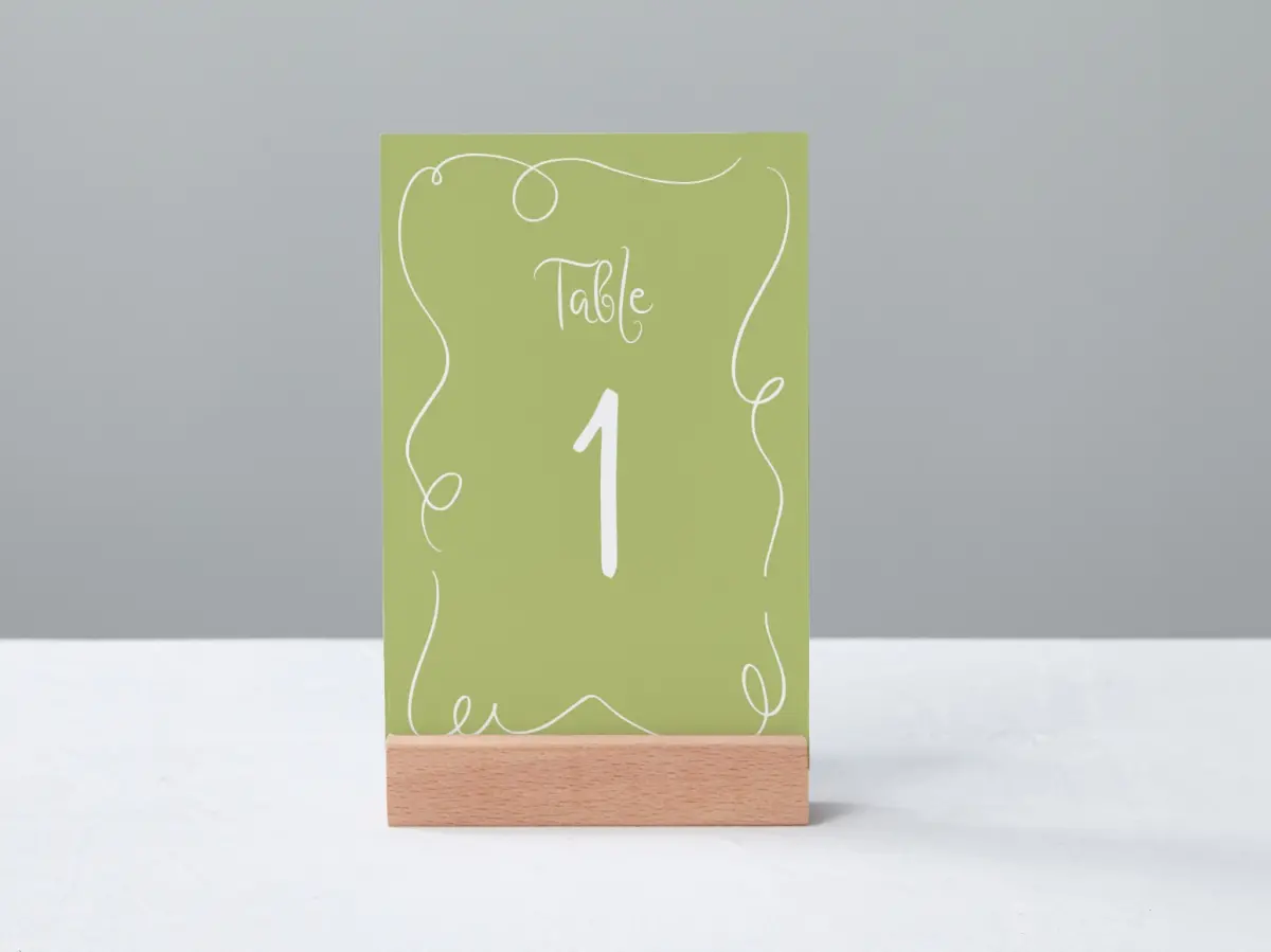 Table Number Into