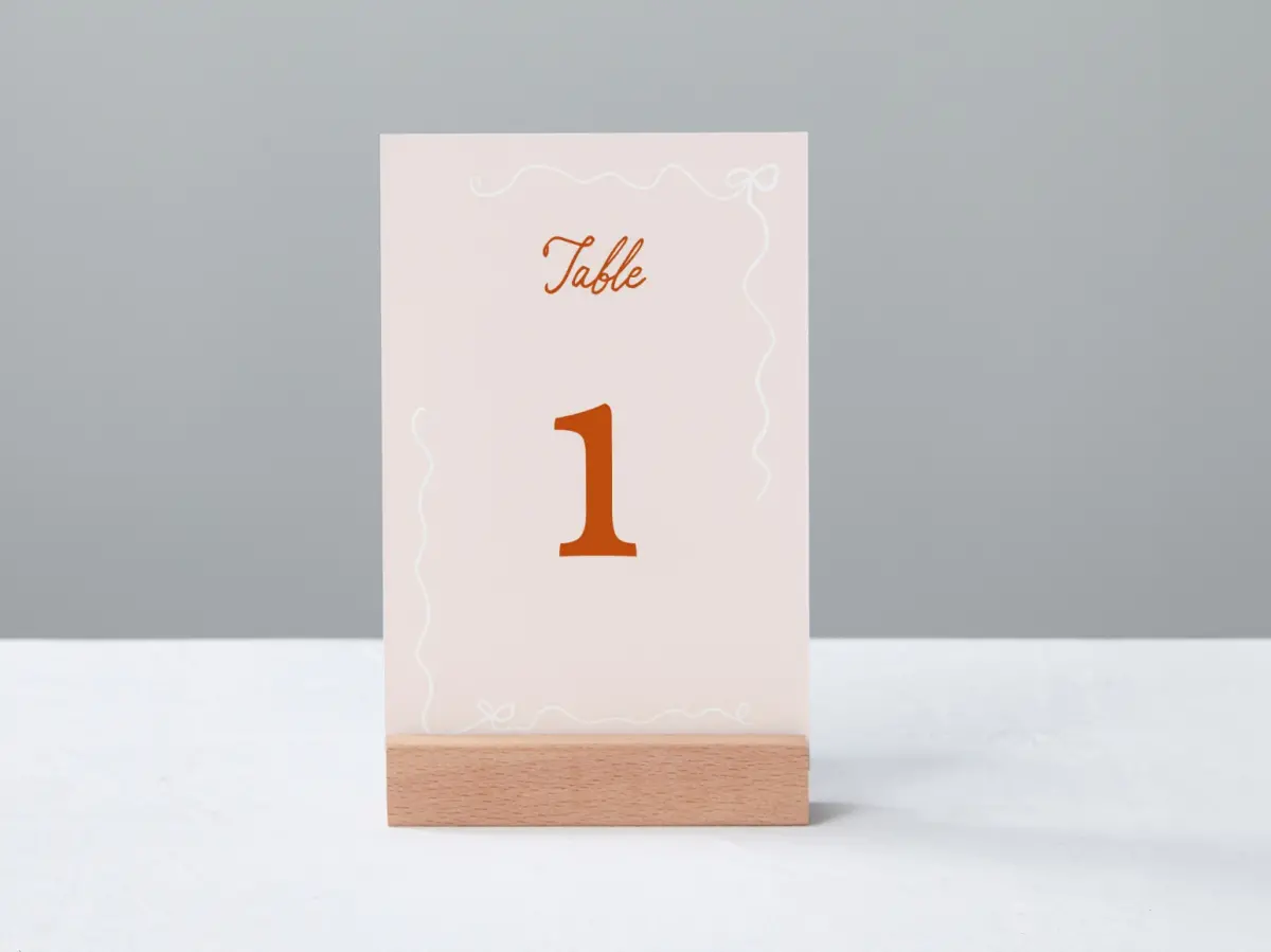Table Number Into