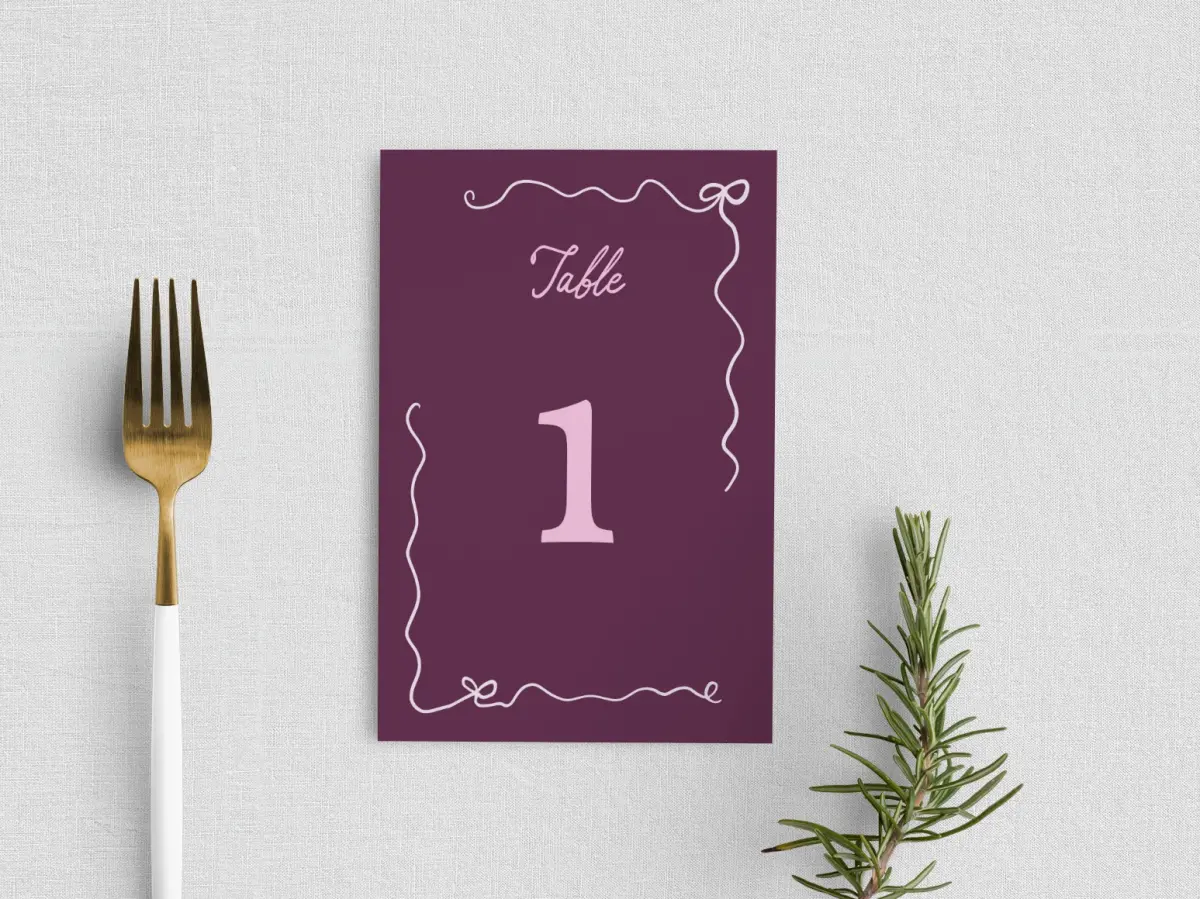 Table Number