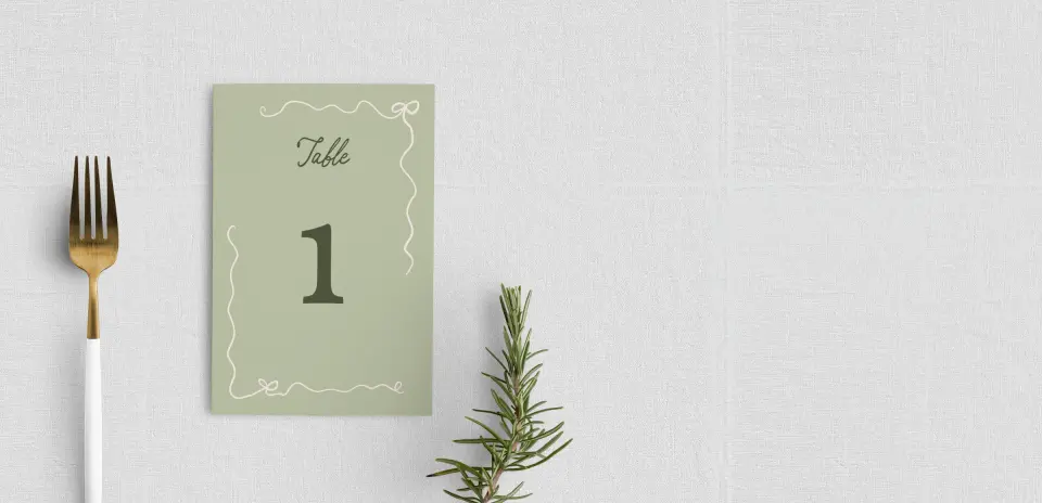 Table Number