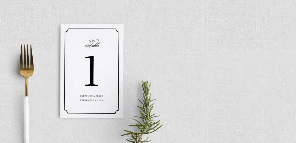 Table Number