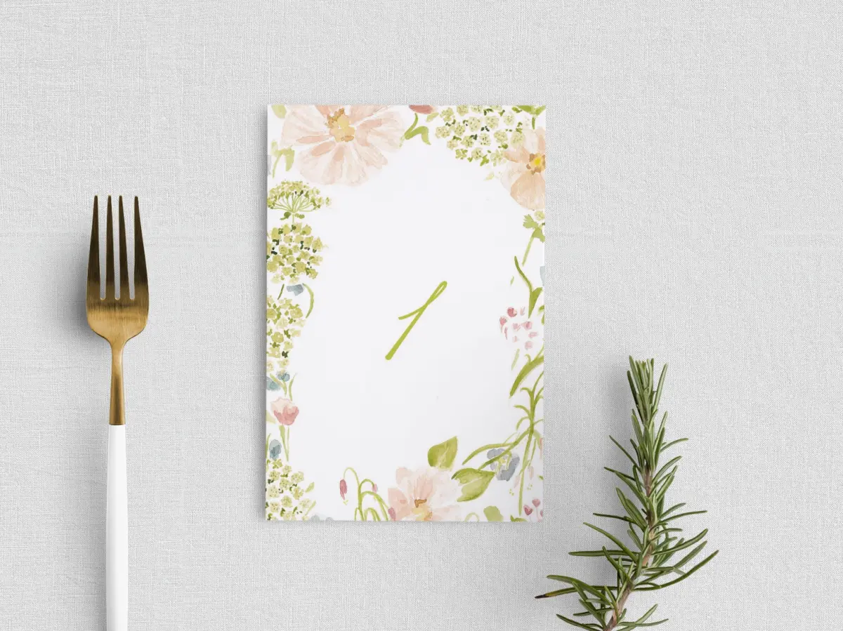 Table Number