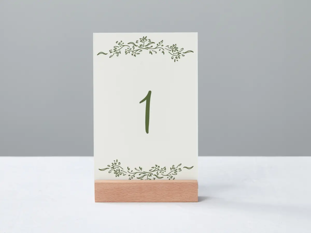 Table Number Into