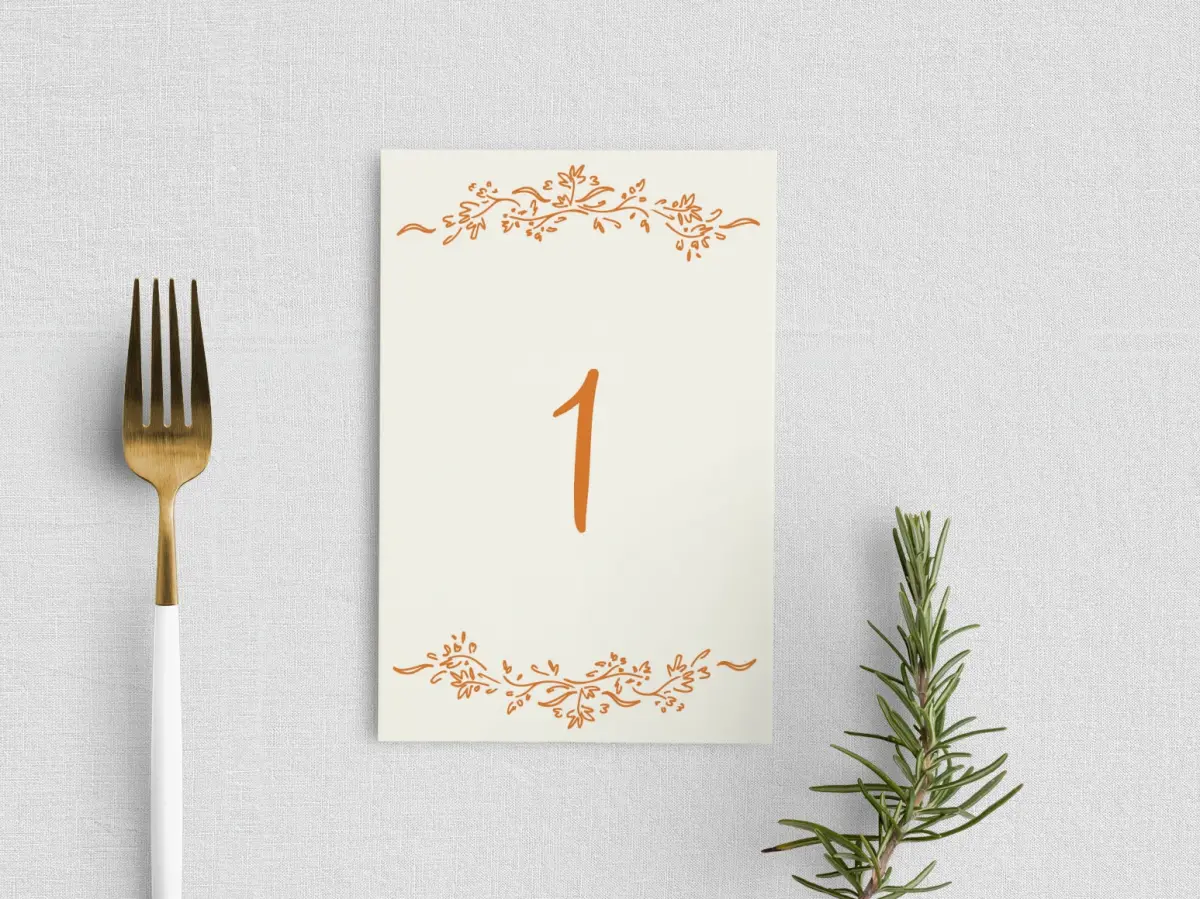 Table Number