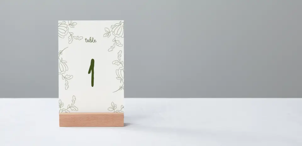 Table Number Into