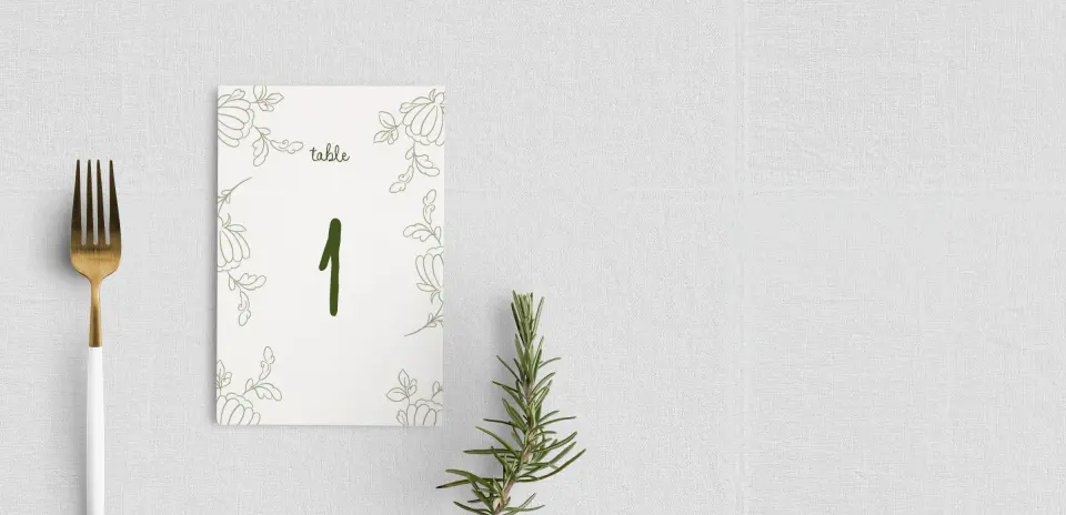 Table Number