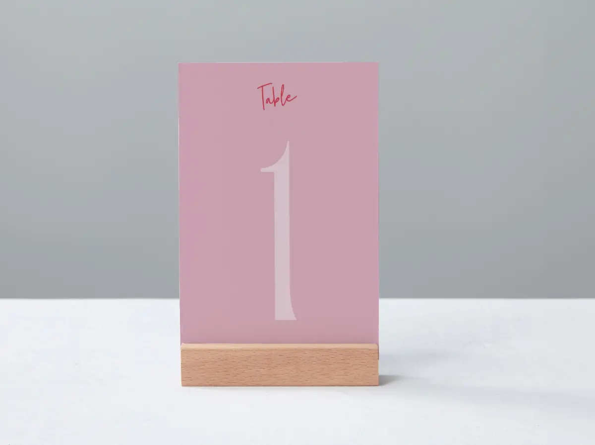 Table Number Into