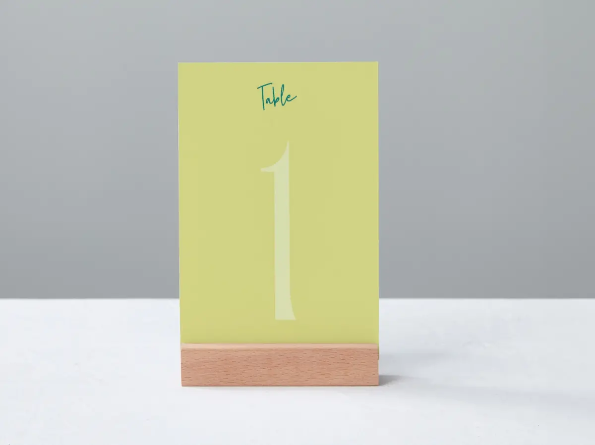 Table Number Into