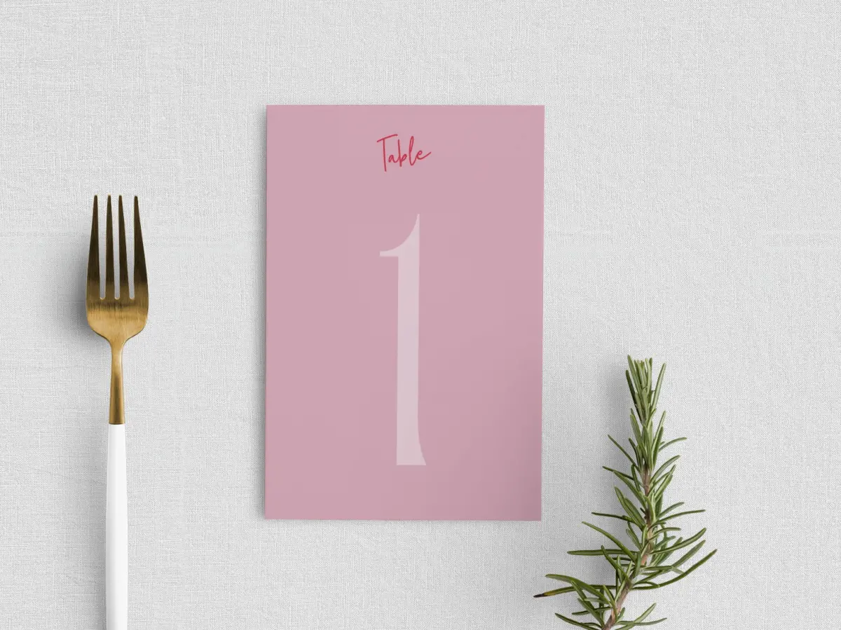 Table Number