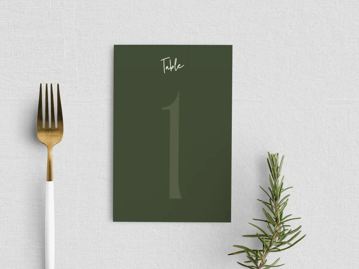 Table Number
