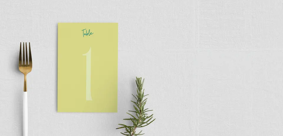 Table Number