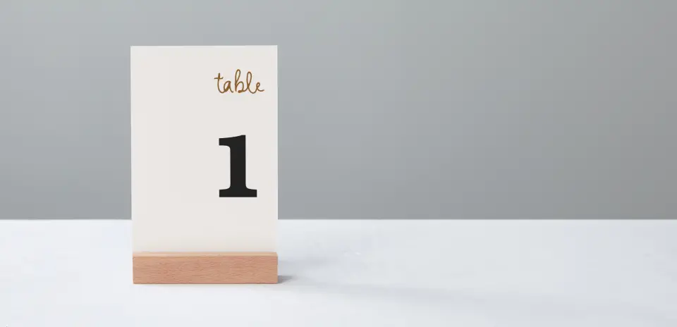 Table Number Into