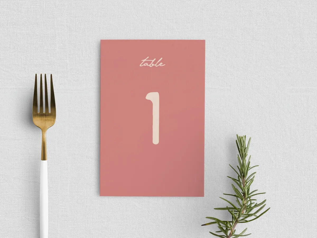 Table Number