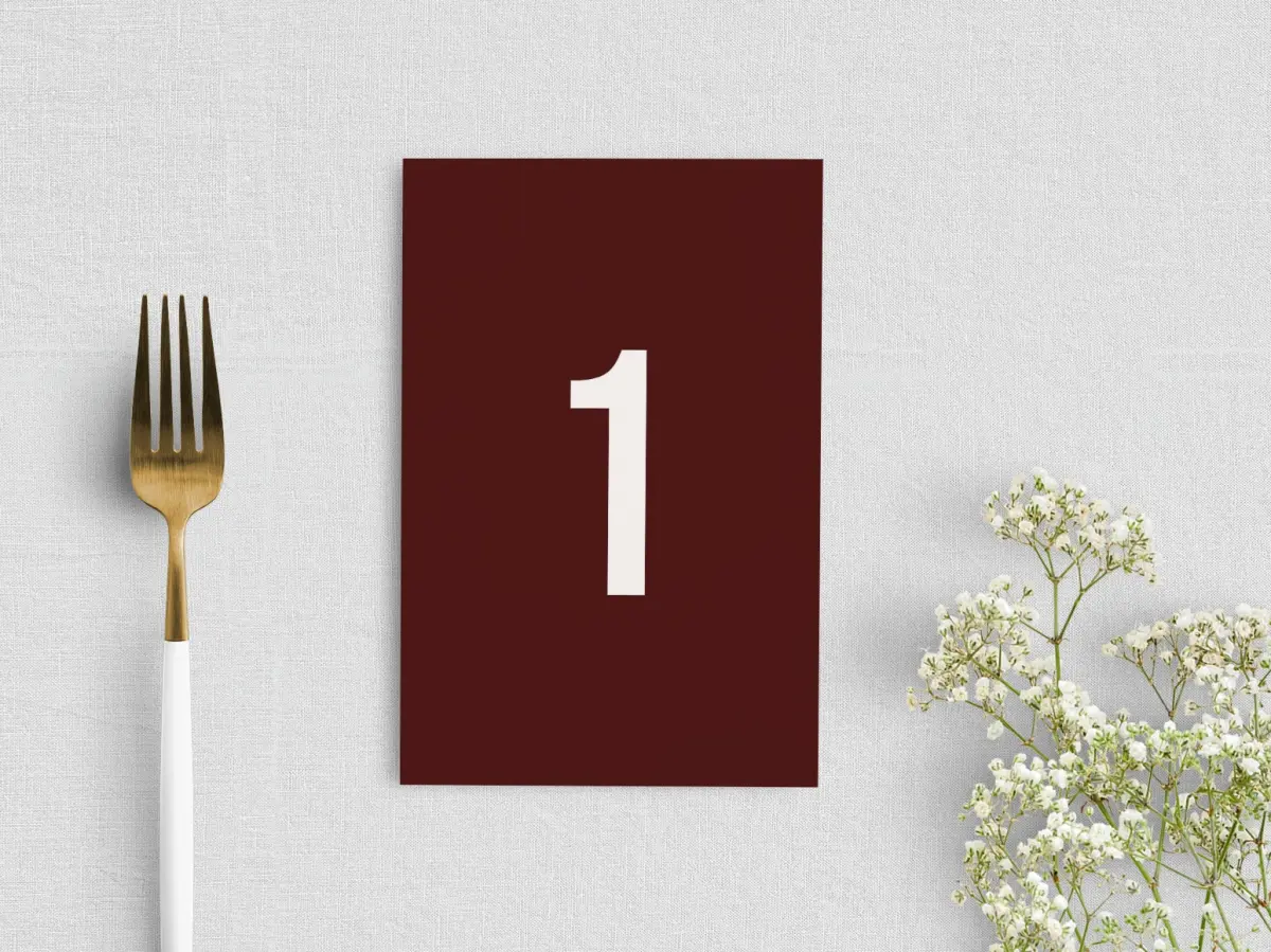 Table Number