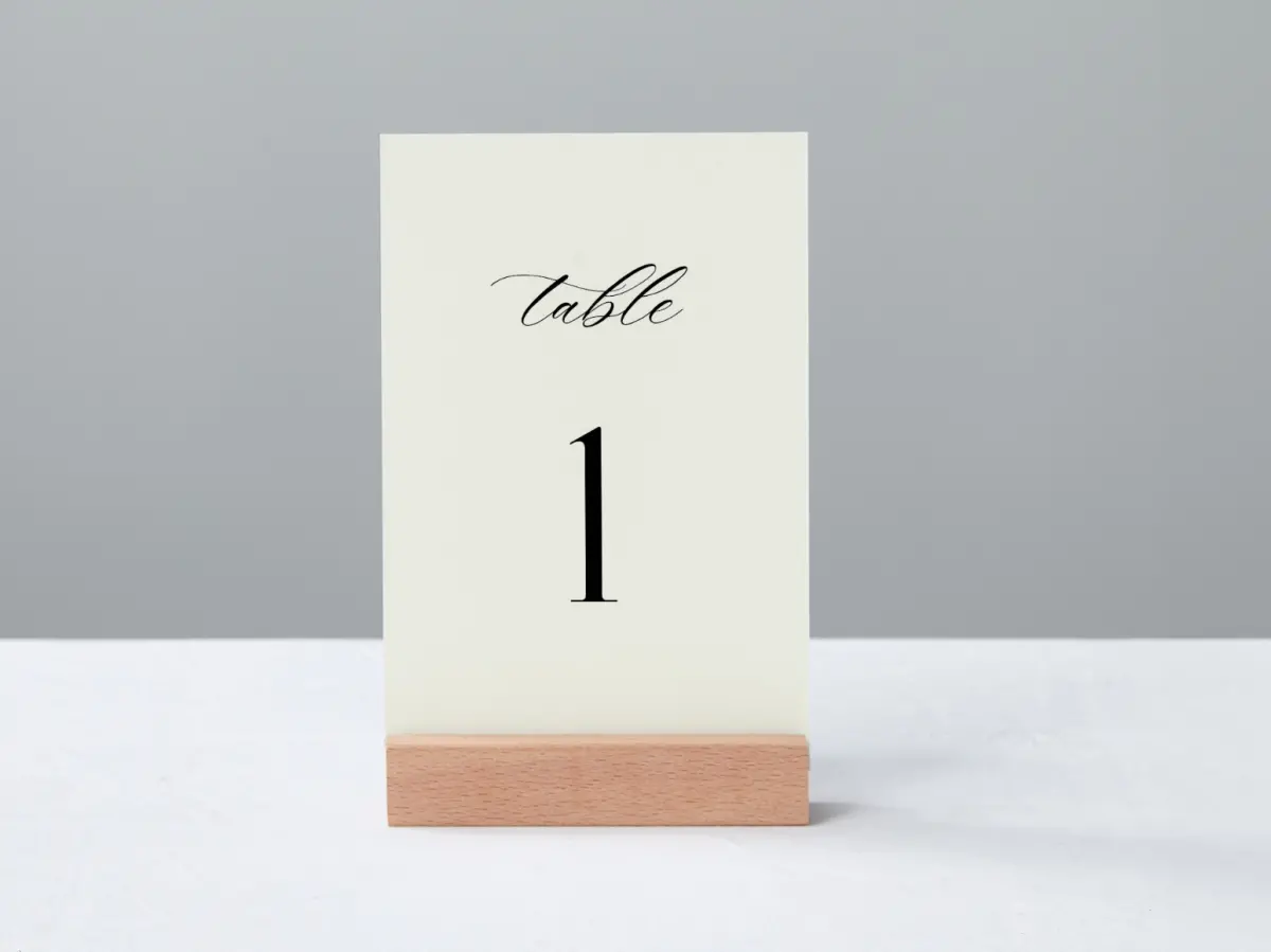 Table Number Into