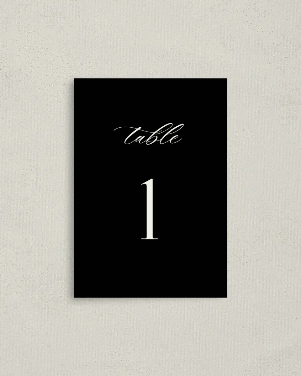 This is a 3½" x 5" Gala Table Number called Giving Grace printed in full color