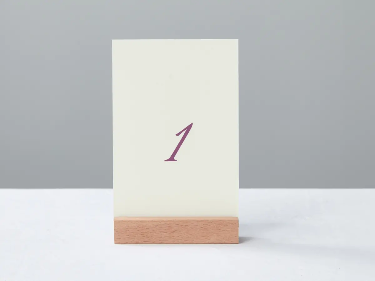 Table Number Into