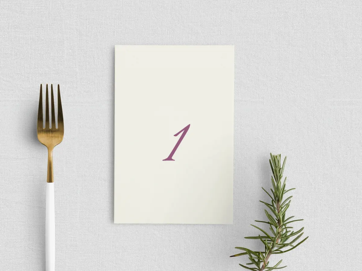 Table Number