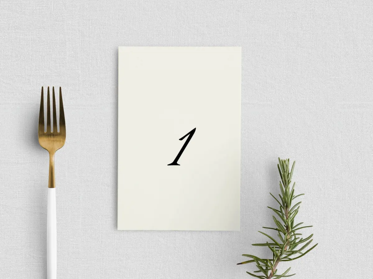 Table Number