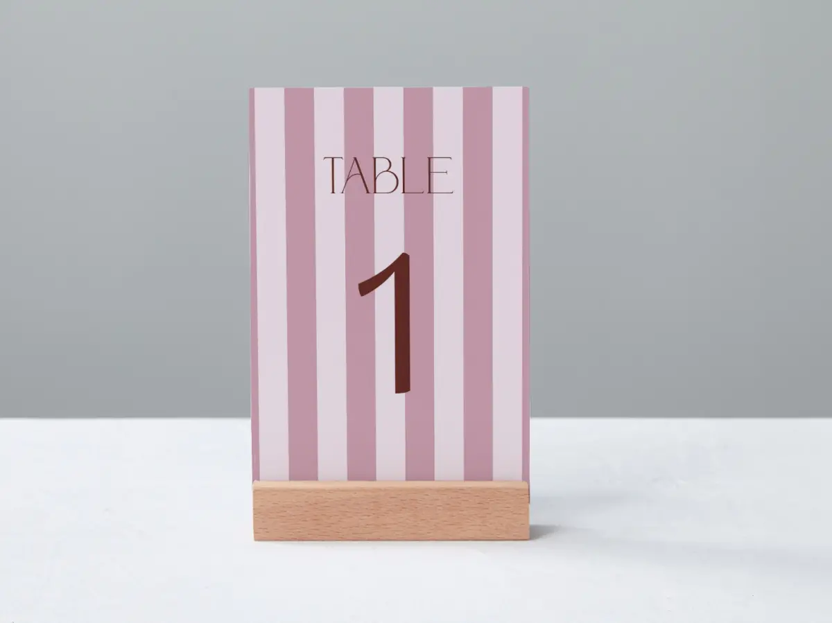 Table Number Into