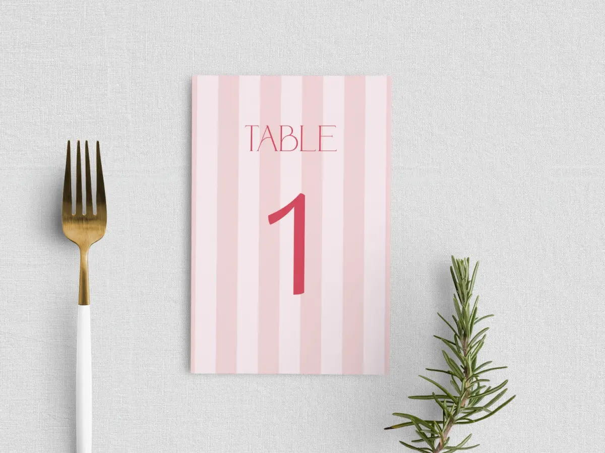 Table Number
