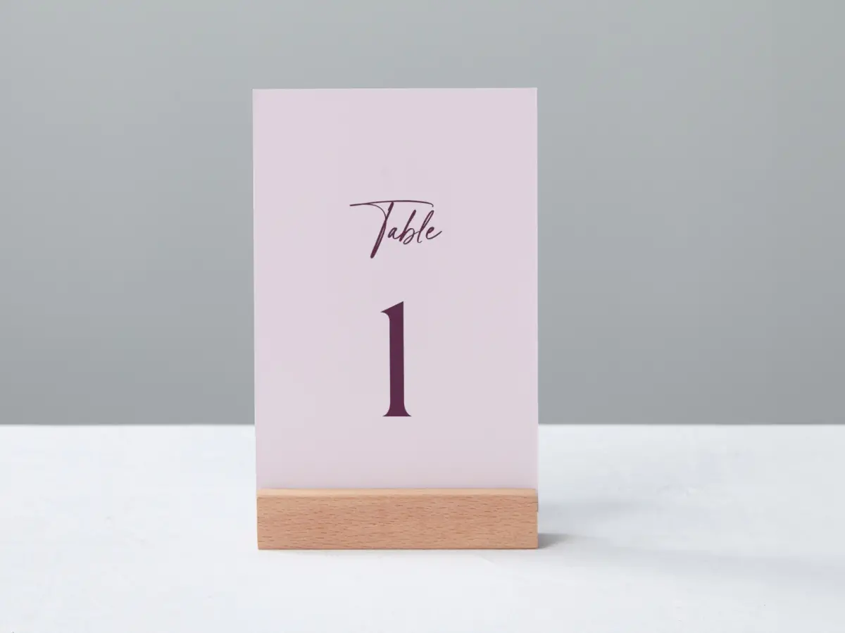 Table Number Into