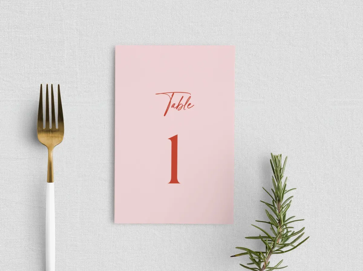 Table Number