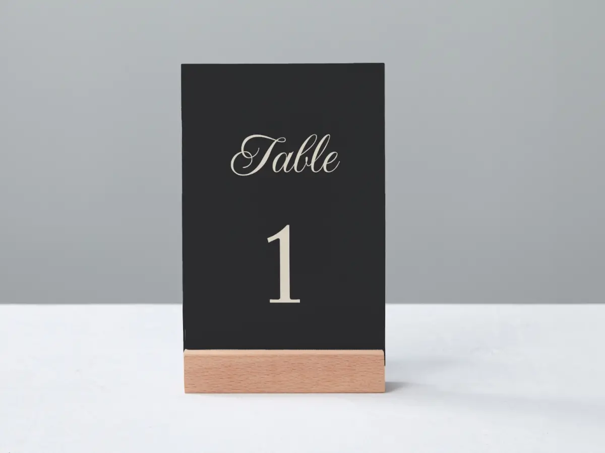 Table Number Into