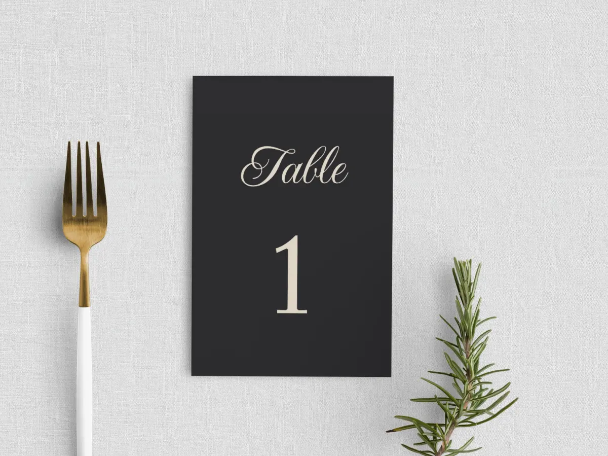 Table Number