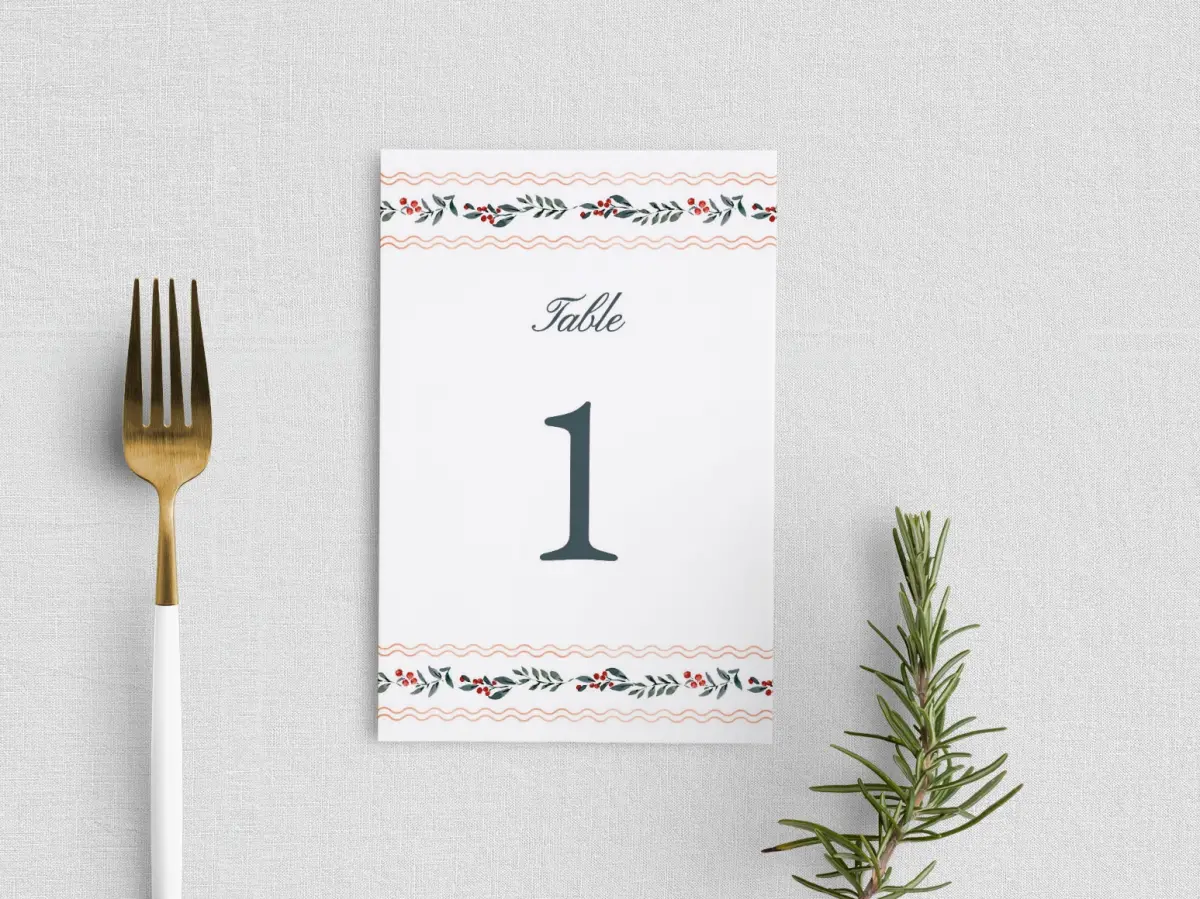 Table Number