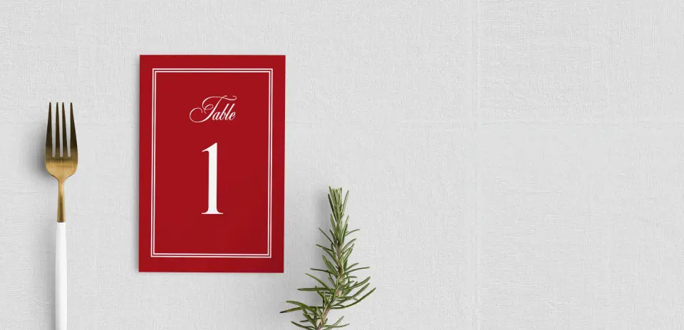 Table Number