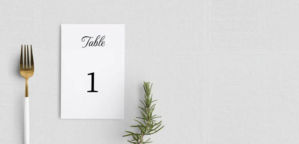 Table Number