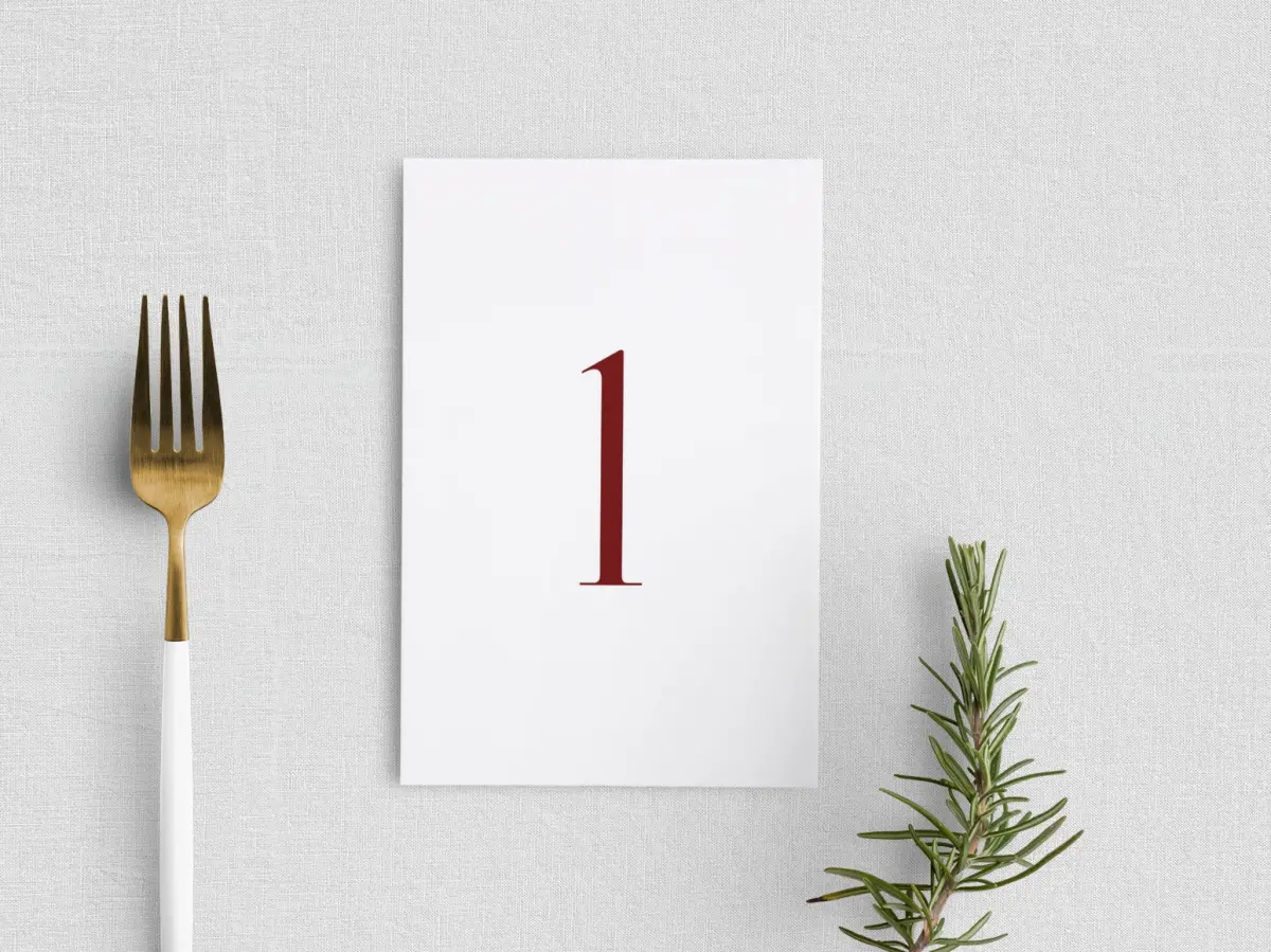 Table Number
