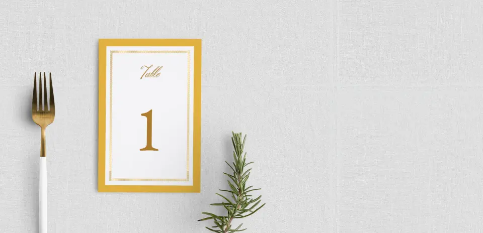 Table Number