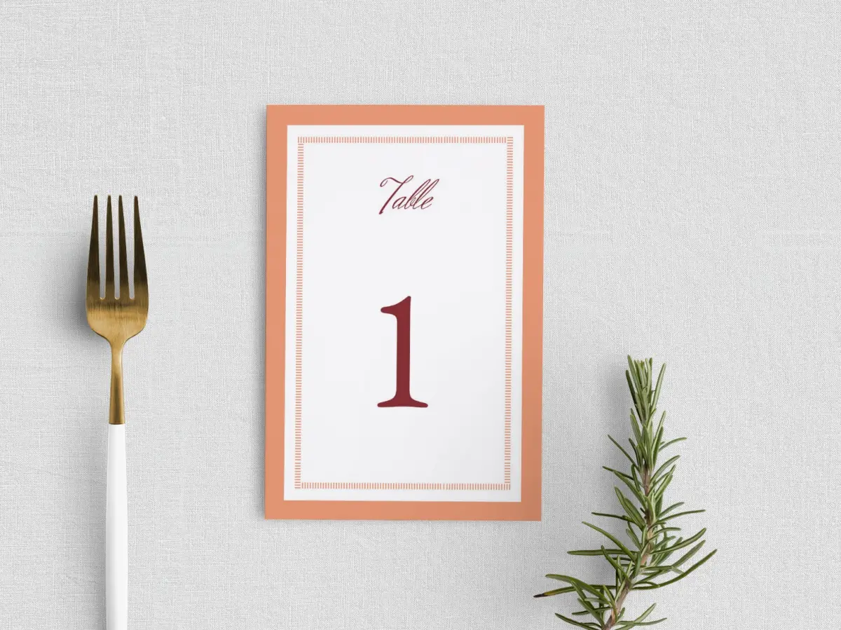 Table Number