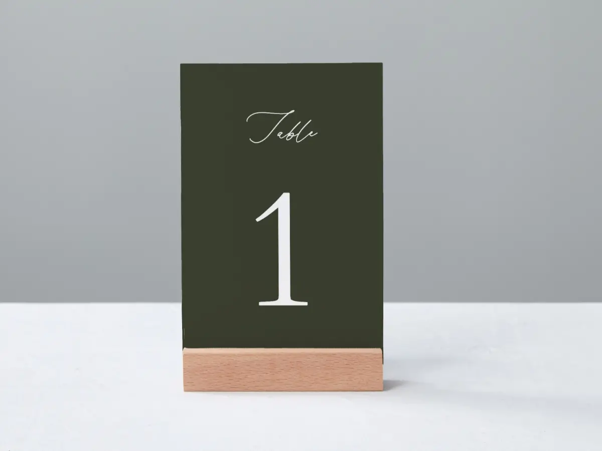 Table Number Into