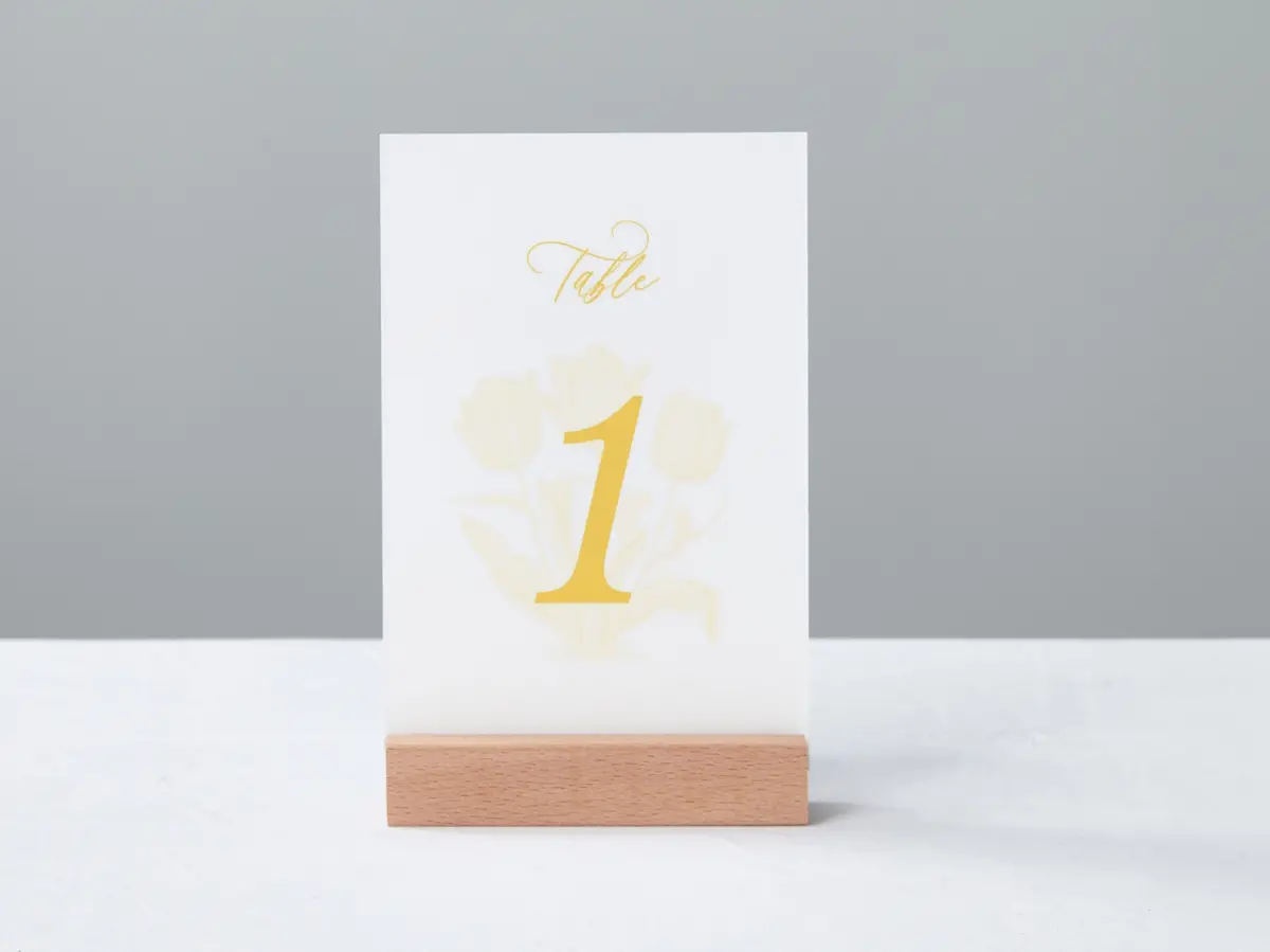 Table Number Into